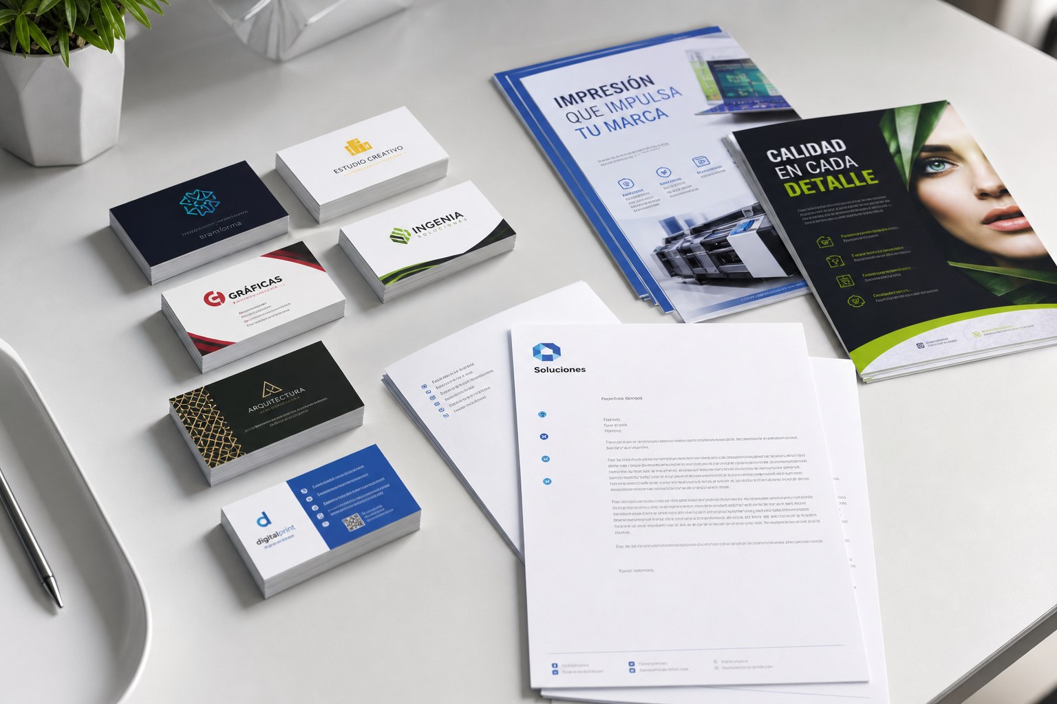 Material corporativo con tu imagen