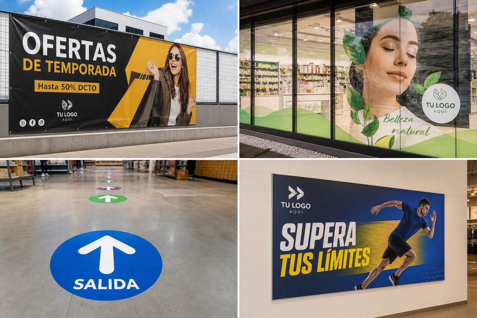 Cartelería y vinilos para tu espacio comercial